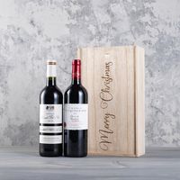 Merry Christmas Bordeaux Duo Gift