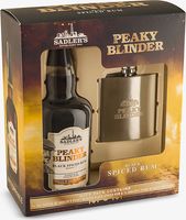 Peaky Blinders black spiced rum gift set 700ml