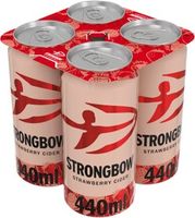 Strongbow Strawberry Fruit Cider 4x440ml