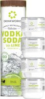 Drinkworks Vodka Soda with Lime Tube (4x Pods...