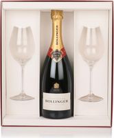 Bollinger Special Cuvee with 2x Elizabeth Glasses Non Vintage Champagne
