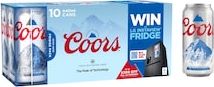 Coors Lager Beer 10 x 440ml
