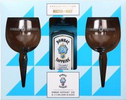 Bombay Sapphire Gift Set with 2x Glasses Gin