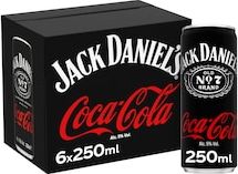Jack Daniels & Coca-Cola 6x250ml