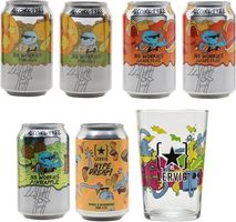 Lervig Alcohol Free Flavoured Beer Six-Pack with Glass
