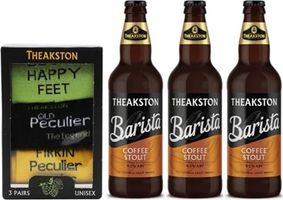 Theakston Barista Coffee Stout & Socks Collection / 3 Bottles