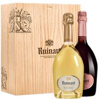 Ruinart Blanc de Blancs & Rosé Duo Gift Set -...