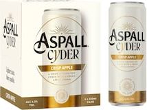 Aspall Crisp Apple Premium Cyder 4x330ml