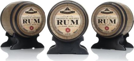 Admiral's Cask Dark Rum Barrel Gift Set (3 x ...