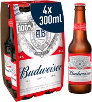 Budweiser Lager 4X300ml