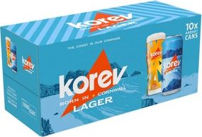 St Austell Korev Cornish Lager 10x440ml