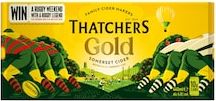 Thatchers Gold Medium Dry Cider 10x440ml