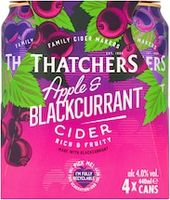 Thatchers Apple & Blackcurrant Fruit Cider 4 ...