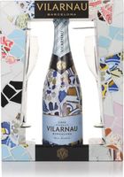 Vilarnau Organic Cava Brut Gift Set with 2x G...