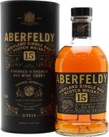 Aberfeldy 15 Year Old / French Red Wine Cask Finish Highland Whisky