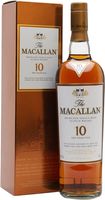 Macallan 10 Year Old / Sherry Oak Speyside Single Malt Scotch Whisky