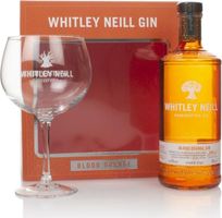Whitley Neill Blood Orange Gin Gift Pack with Glass Flavoured Gin