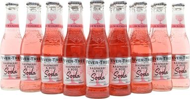 Fever-Tree Raspberry & Rose Soda / Case of 24 Bottles