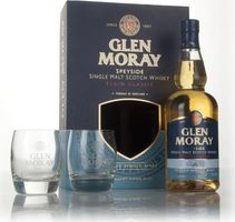 Glen Moray Classic Peated Gift Pack with 2x G...