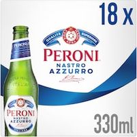 Peroni Nastro Azzurro Premium Lager 18x330ml