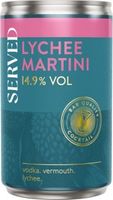 Served Lychee Martini 125ml 14.9%