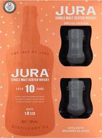 Jura 10 Year Old Single Malt Whisky Gift Pack With...