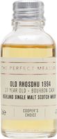Old Rhosdhu 1994 Sample / 27 Year Old / Coopers Choice Highland Whisky