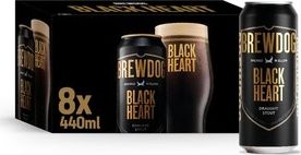 BrewDog Black Heart Draught Stout 8x440ml