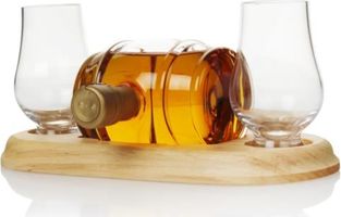 Highland Malt Small Barrel Shaped Bottle Blen...