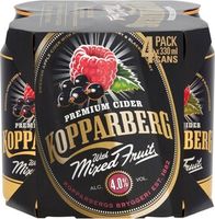 Kopparberg Mixed Fruit Cider Cans 4X330ml