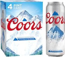 Coors Lager 4x568ml