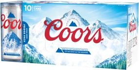 Coors Lager Beer Cans 10x440ml