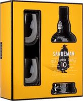 Sandeman 10 Year Old Tawny + 2 Glass Gift Pack