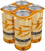 Strongbow Tropical Cider Cans 4 x 440ml