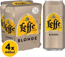Leffe Blonde 4x440ml Cans