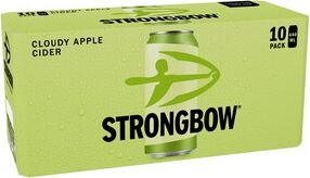 Strongbow Cloudy Apple Cider 10 x 440ml