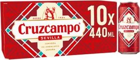 Cruzcampo Sevilla Lager Beer Cans 10 x 440ml