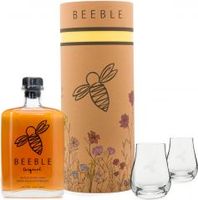 Beeble Honey Whisky Liqueur Gift Set with Glasses
