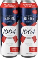 Kronenbourg 1664 Biere Multipack 4 Pint
