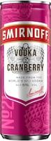 Smirnoff & Cranberry Pre Mixed Can 250Ml