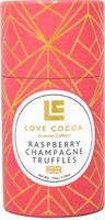 Love Cocoa Raspberry Champagne Truffle Tube 150G