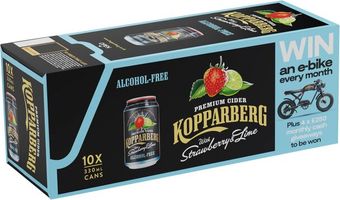 Kopparberg Alcohol Free Strawberry & Lime Cid...