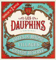Les Dauphins Côtes du Rhône Villages 1.5L Box