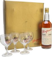 Glenfarclas 150th Anniversary & 4 Glasses Set Speyside Whisky