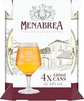 Menabrea Italian Alpine Birra Lager 4x440ml