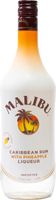 Malibu Caribbean White Rum with Pineapple Flavour