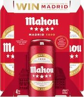 Mahou Spanish Lager 4x440ml