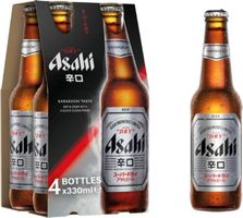 Asahi Super Dry Beer 4x330ml