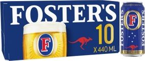 Foster's Lager Beer Multipack Cans 10x440ml