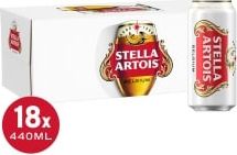 Stella Artois Lager 18X440ml